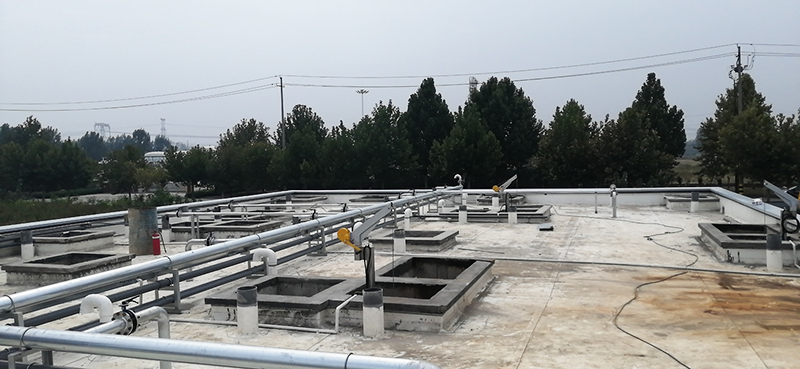 泰安桃李地埋式污水處理設備現(xiàn)場